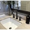 Ultra Faucets Ultra Faucets Nita Matte Black Widespread Bathroom Sink Faucet 8 in. UF56607 - alternate 2